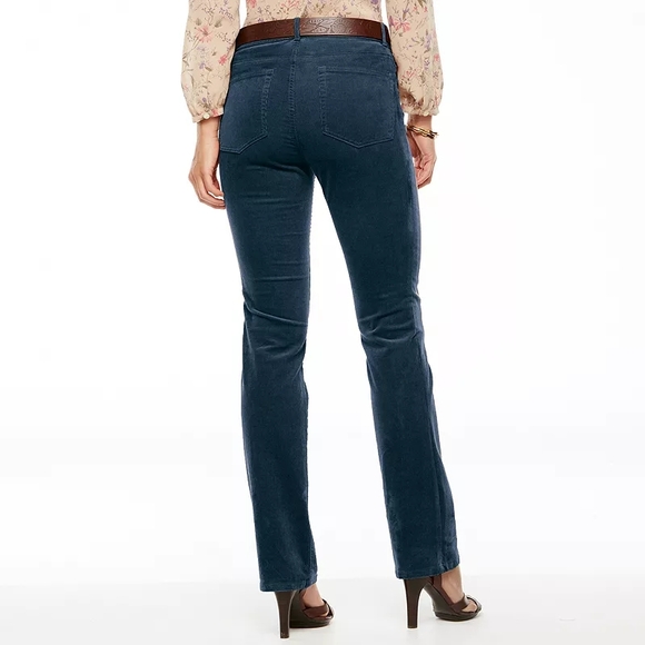Chaps Women's Teal Corduroy Jeans - Picture 1 of 3